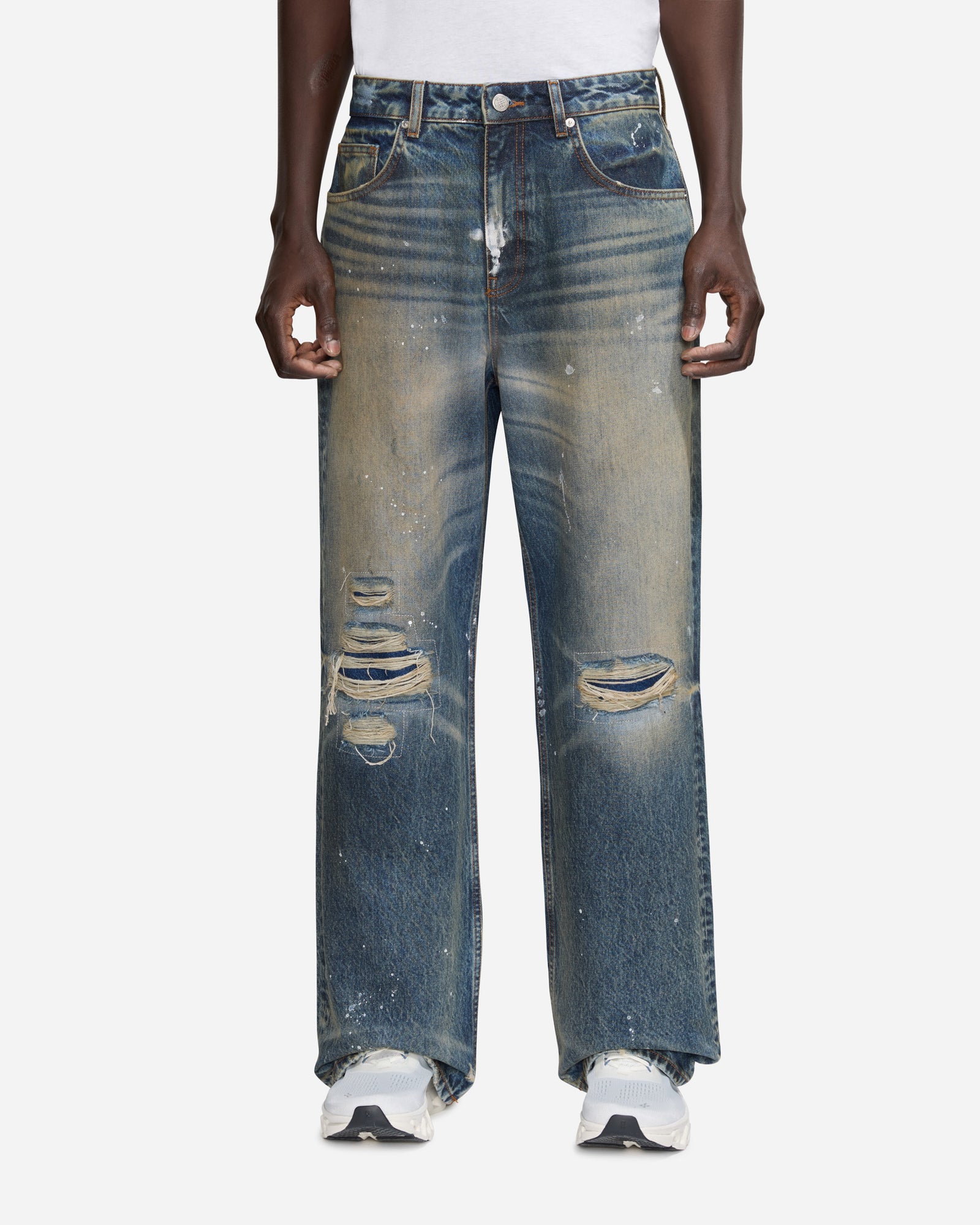 Relaxed Jeans | Paint Stains