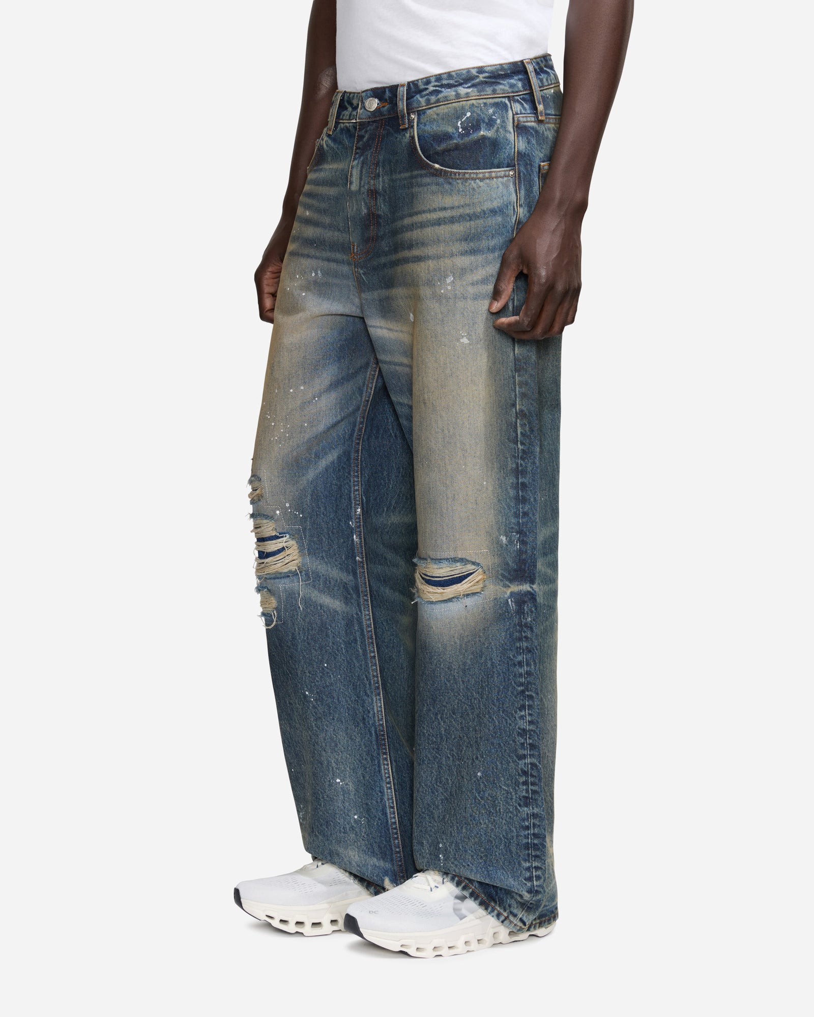 Relaxed Jeans | Paint Stains