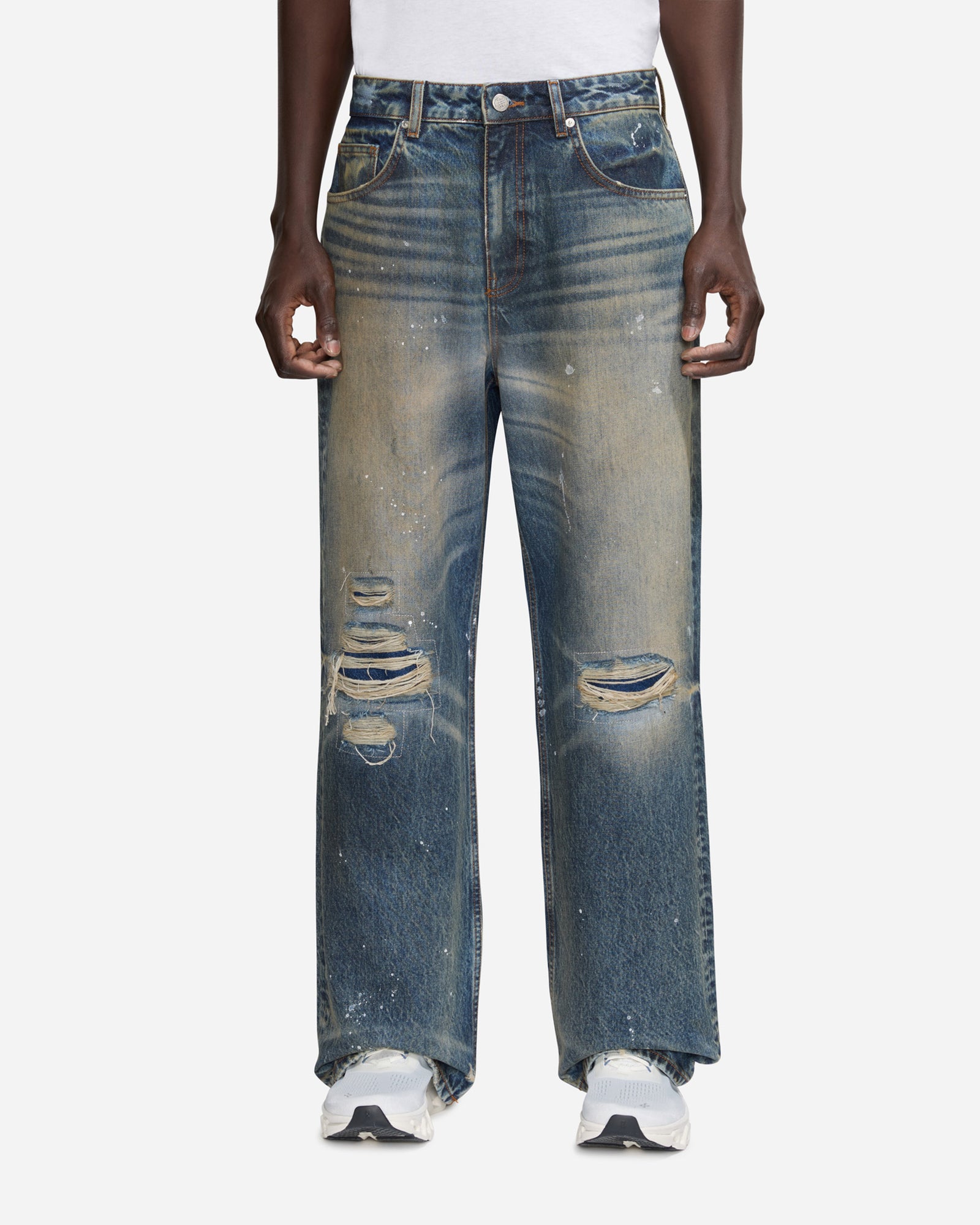 Relaxed Jeans | Paint Stains