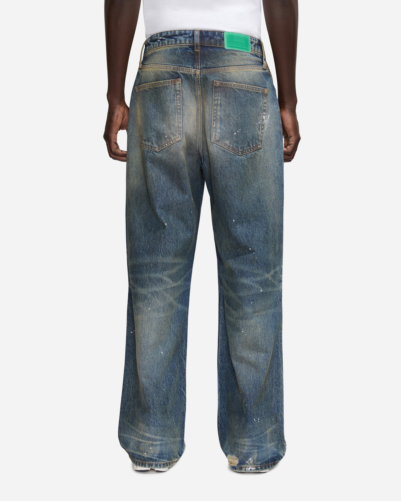 Relaxed Jeans | Paint Stains