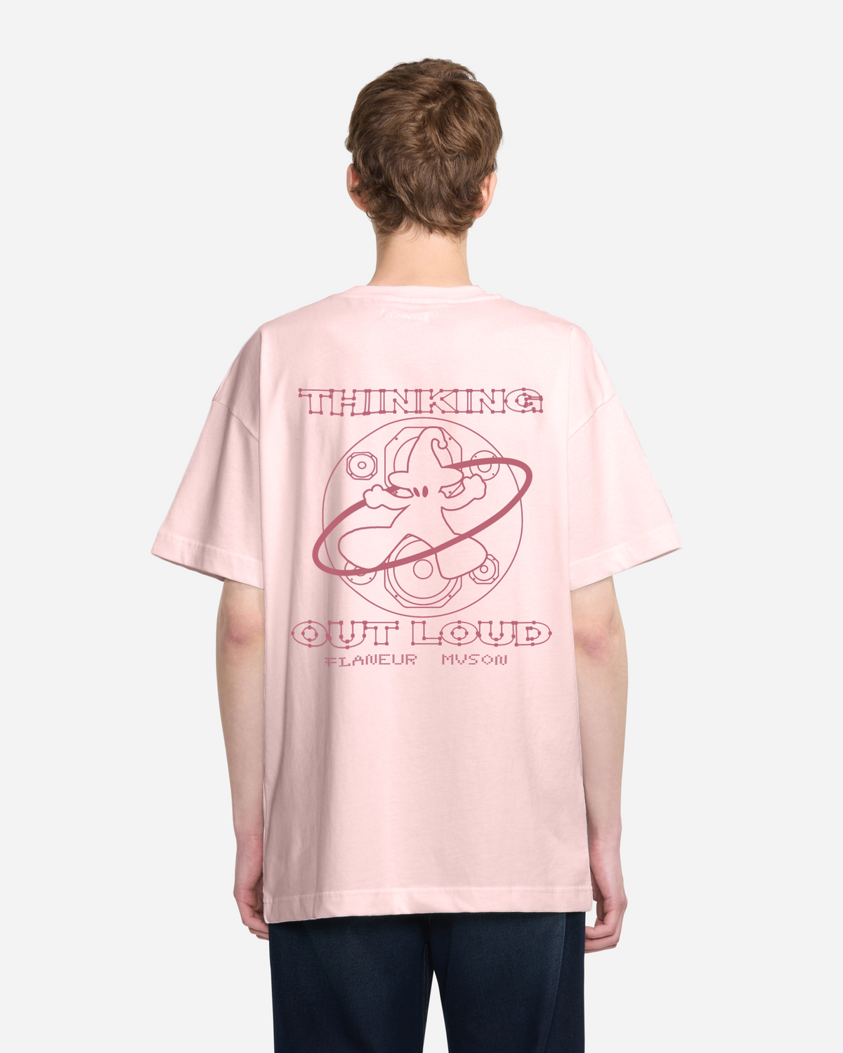 Mvson Pink Dye T-Shirt | Pink Dye