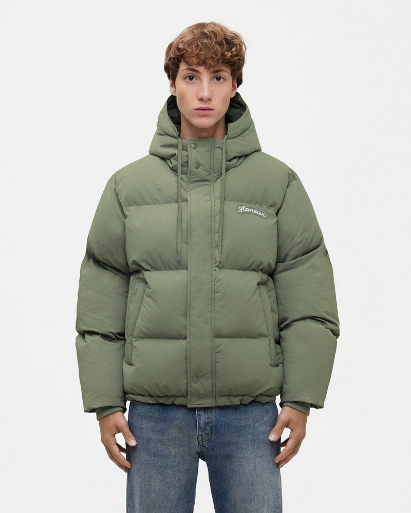Signature Puffer Jacket | Khaki