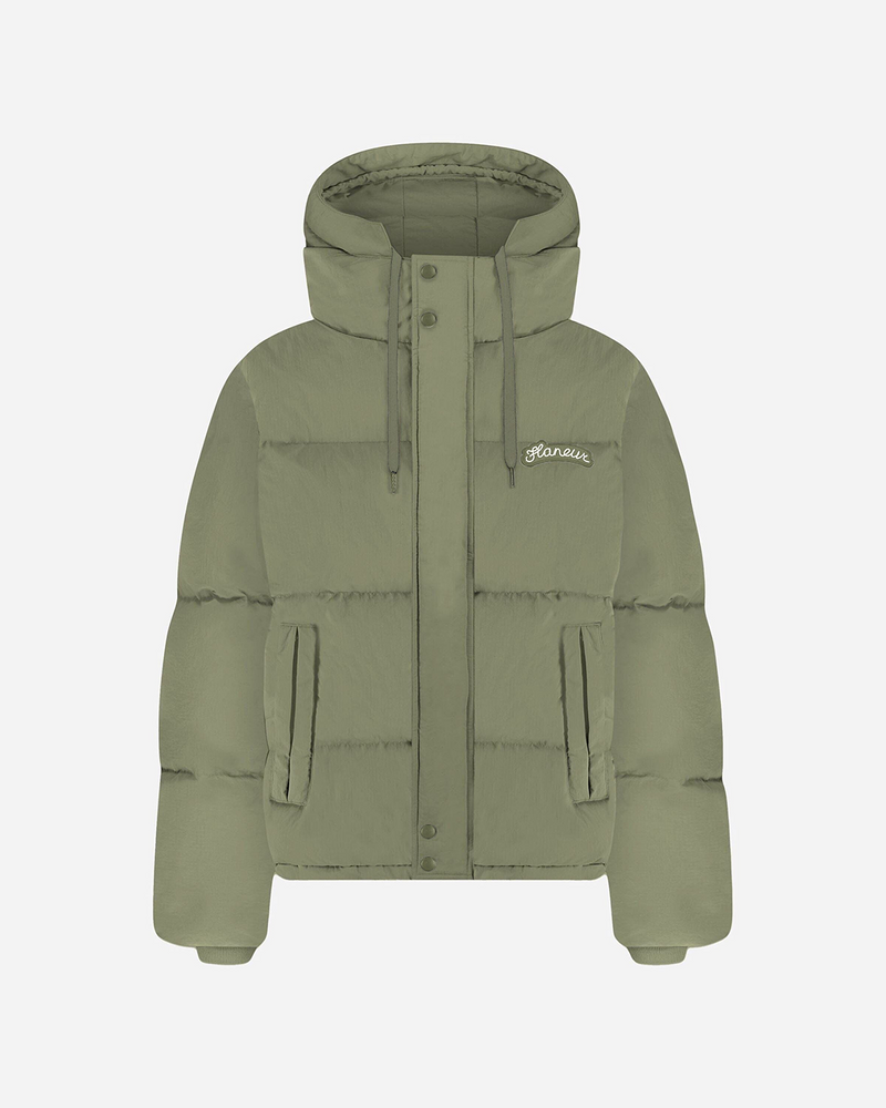 Signature Puffer Jacket | Khaki