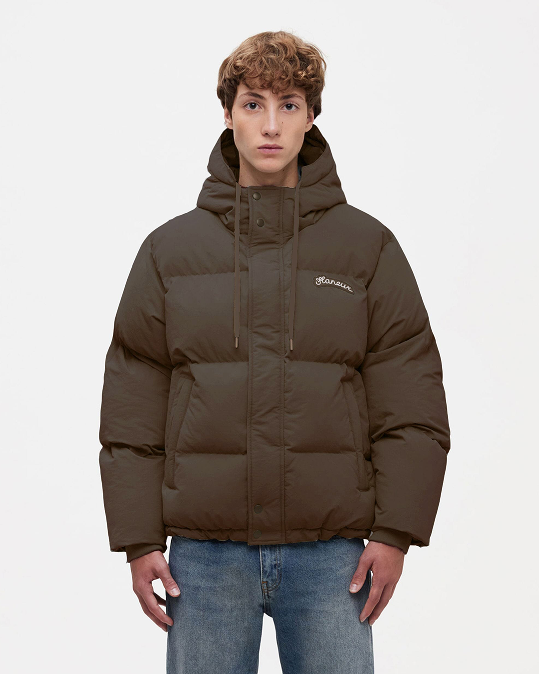 Signature Puffer Jacket | Braun