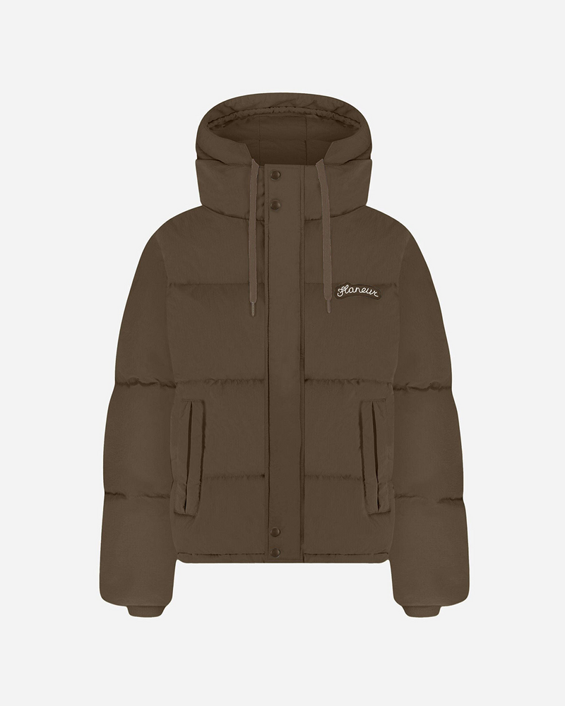 Signature Puffer Jacket | Brown
