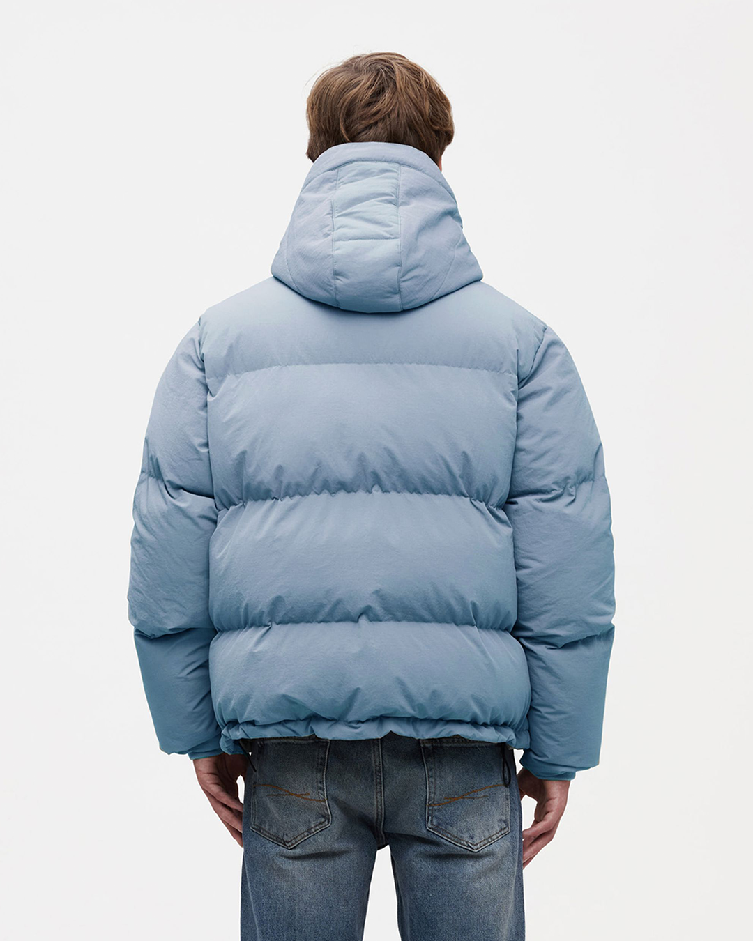 Signature Puffer Jacket | Light Blue
