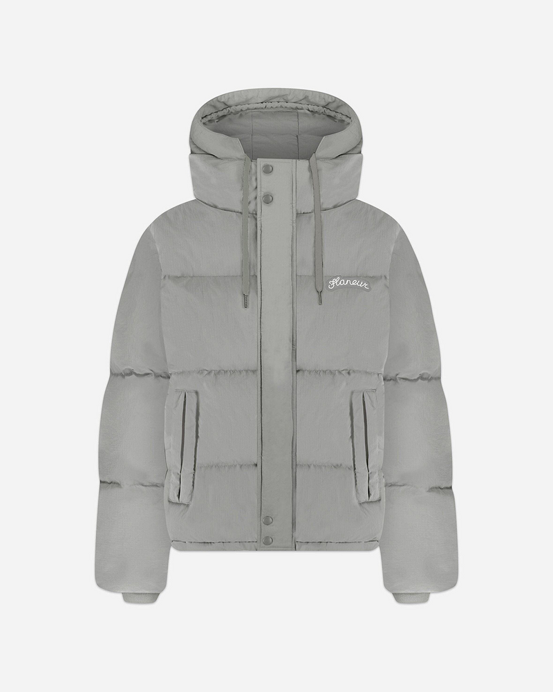 Signature Puffer Jacket | Grey