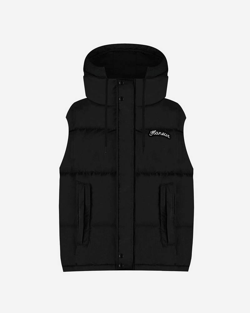 Signature Puffer Vest | Schwarz