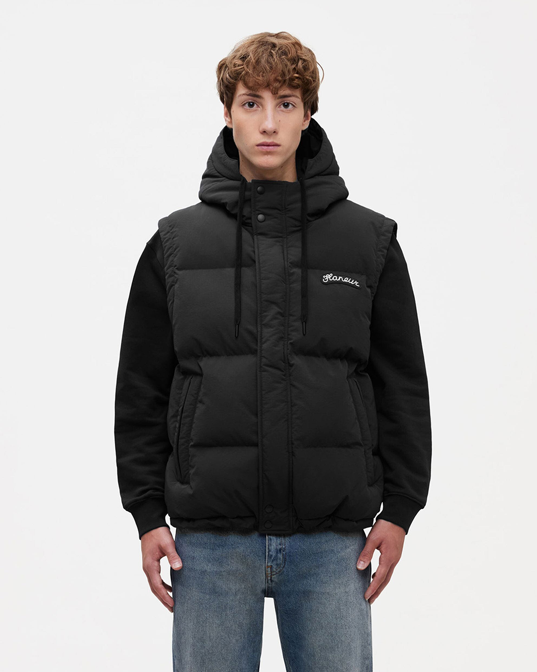Signature Puffer Vest | Black