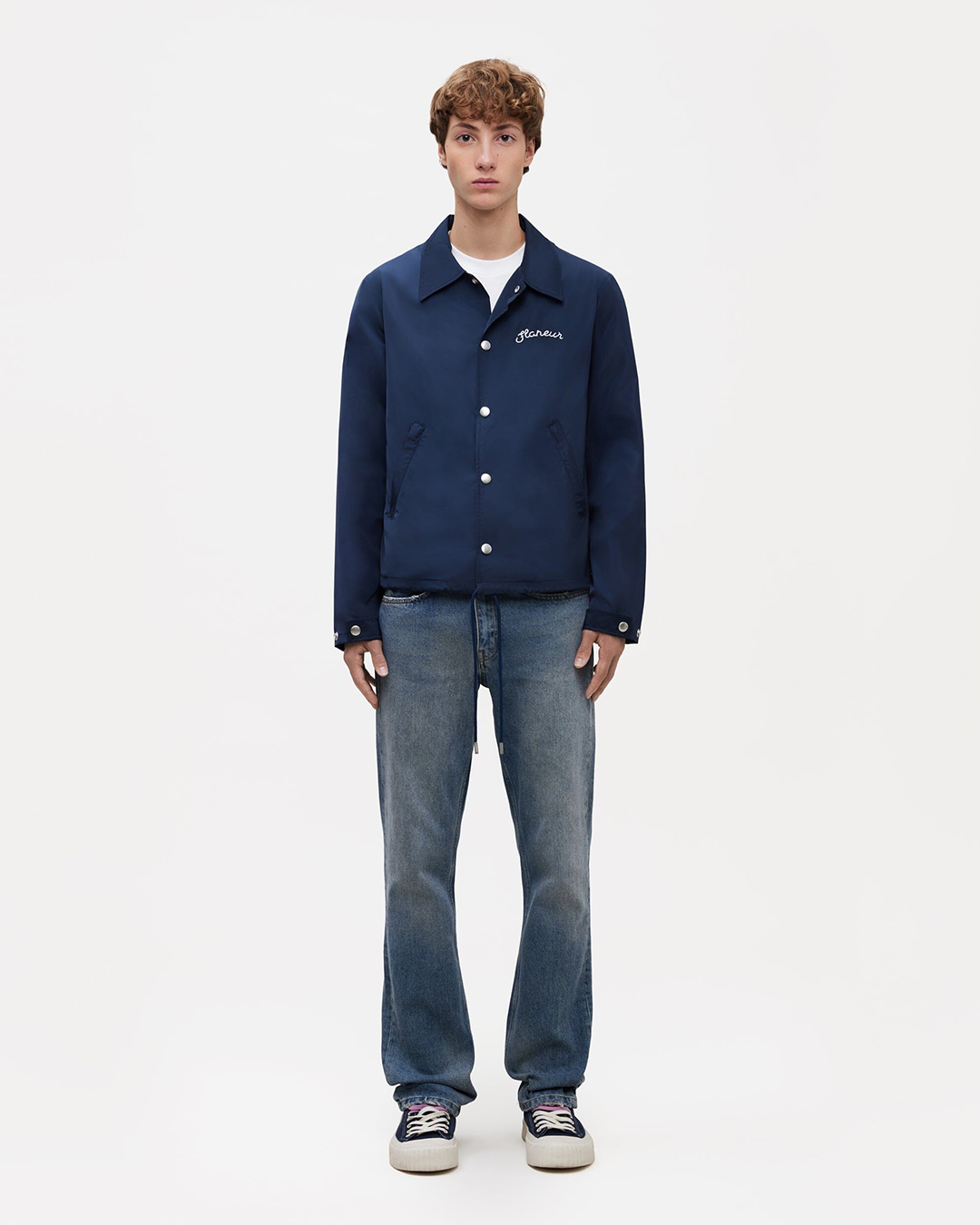 Signature Coach Jacket | Navy