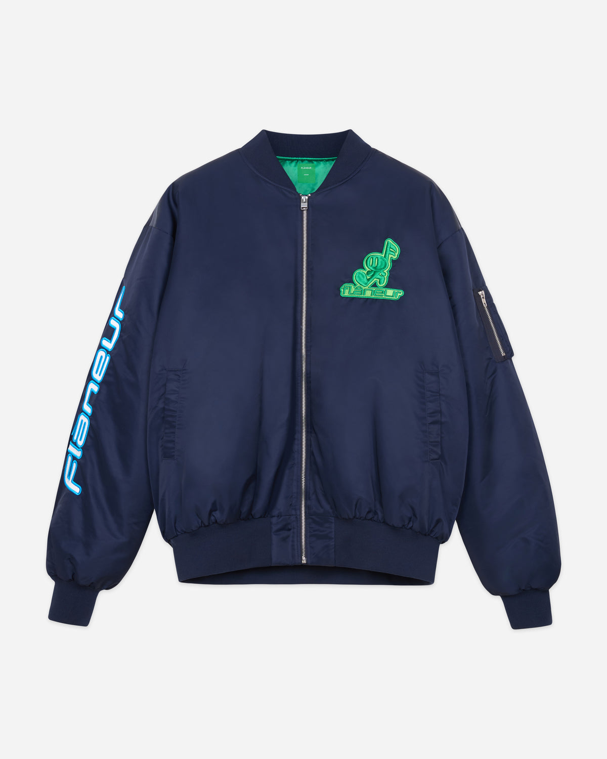 Flâneur Music Oversized Bomber | Navy