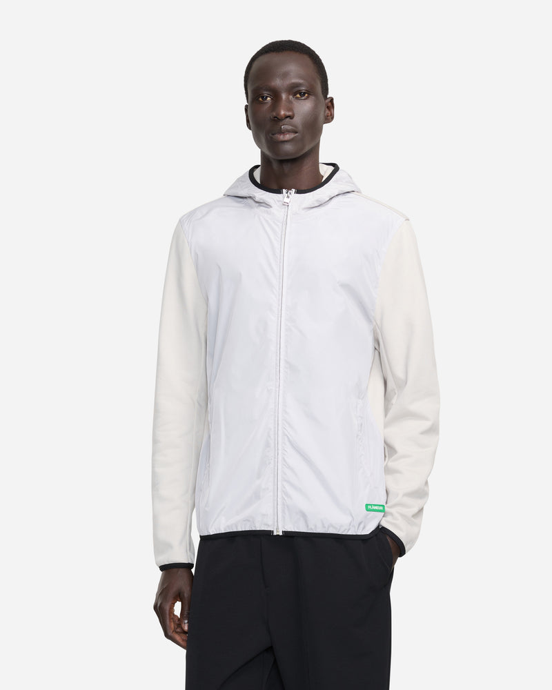 Badge Technical Zip-Up | Light Grey