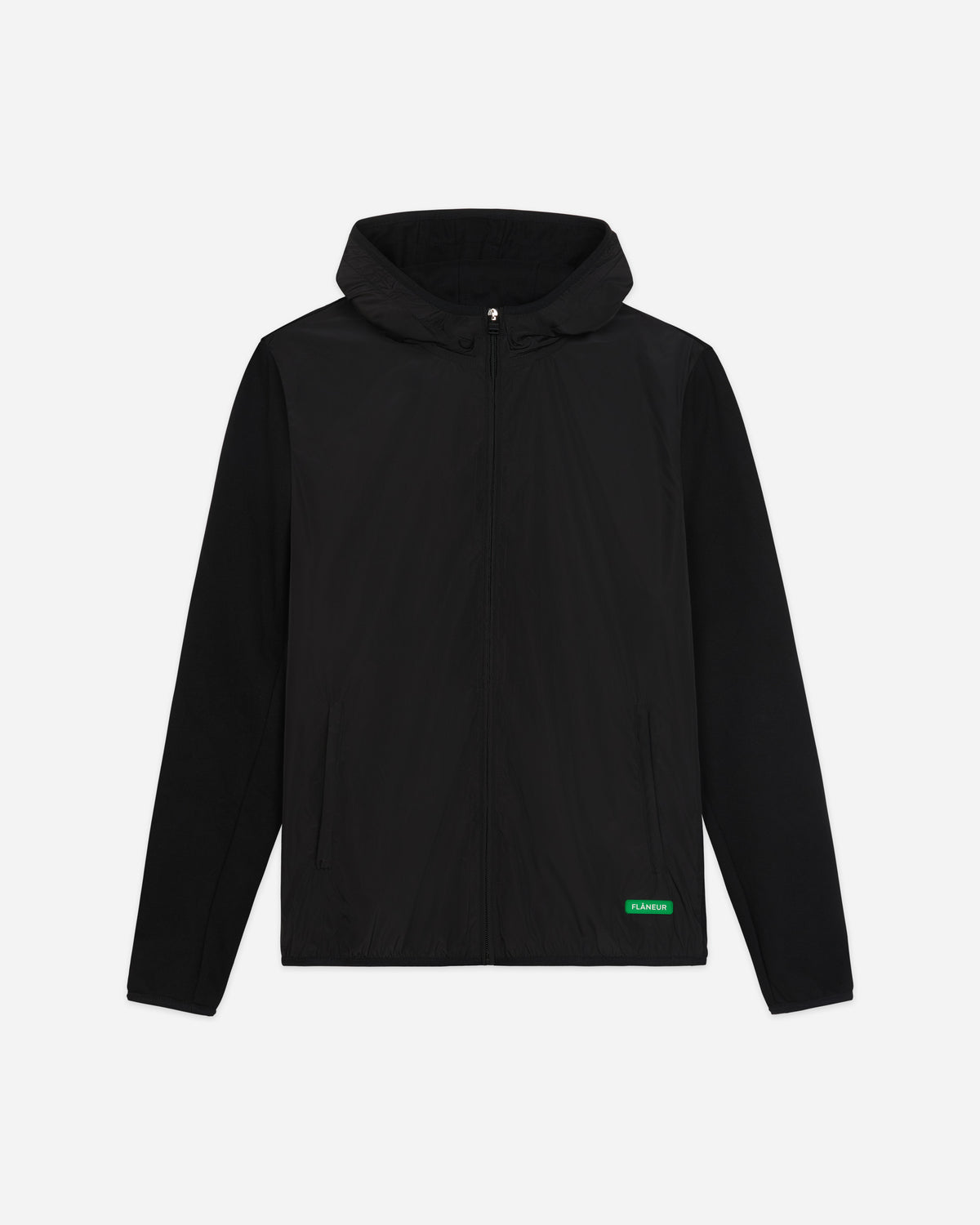 Badge Technical Zip-Up | Black