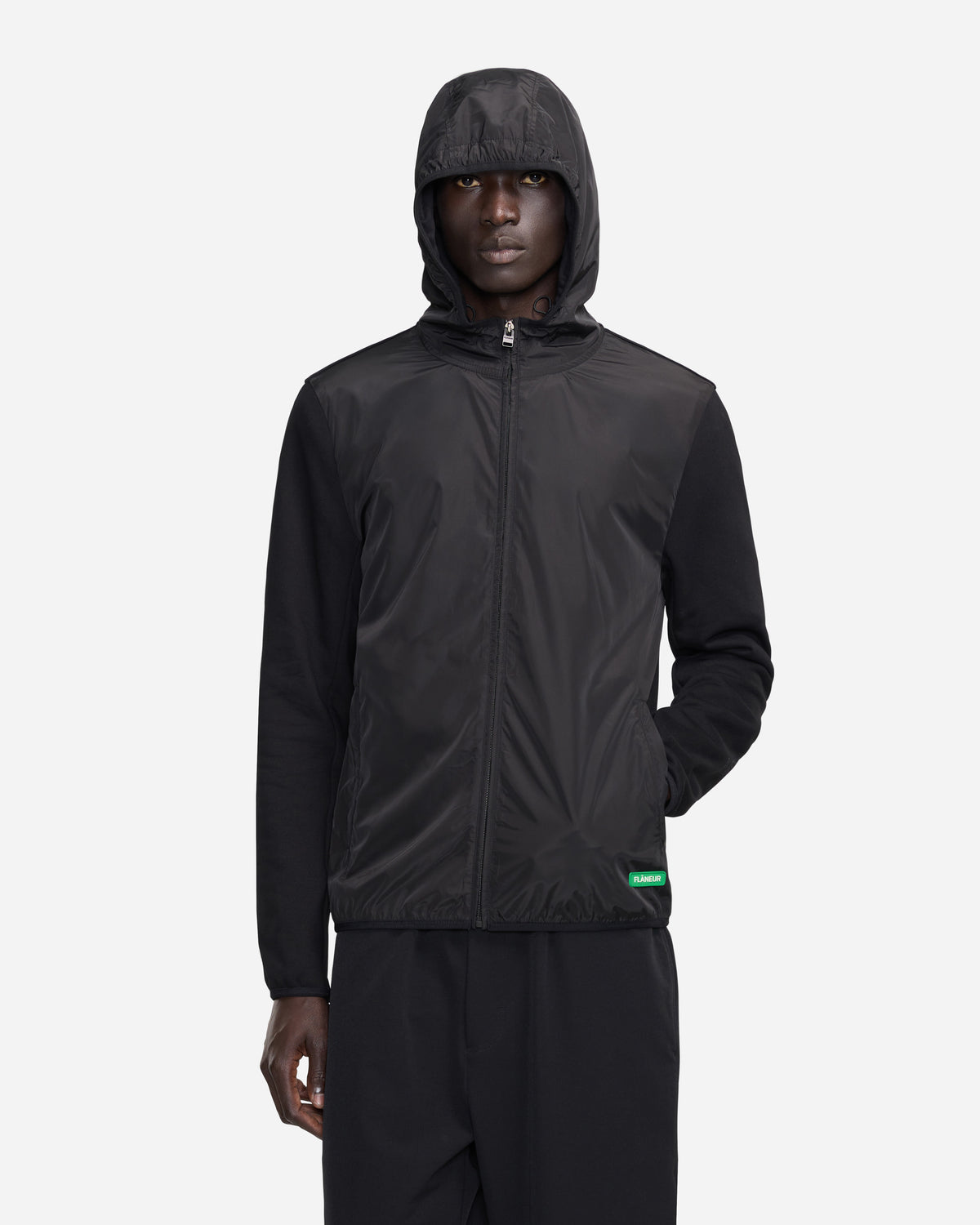 Badge Technical Zip-Up | Black