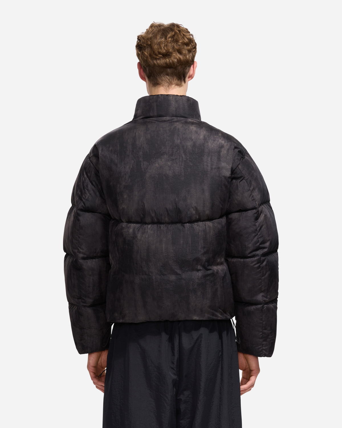 Logo Puffer Jacket | Black