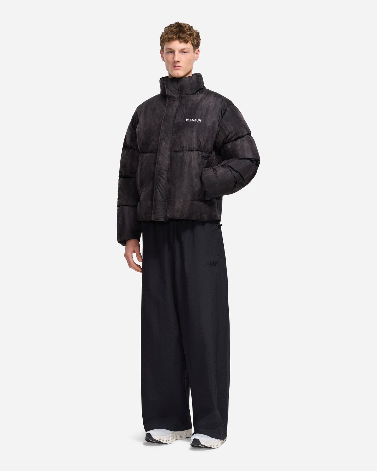 Logo Puffer Jacket | Black