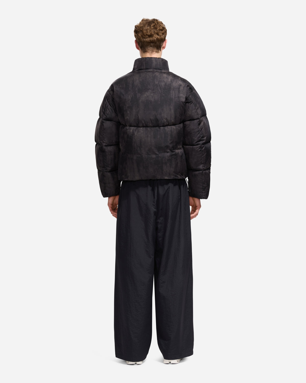 Logo Puffer Jacket | Black