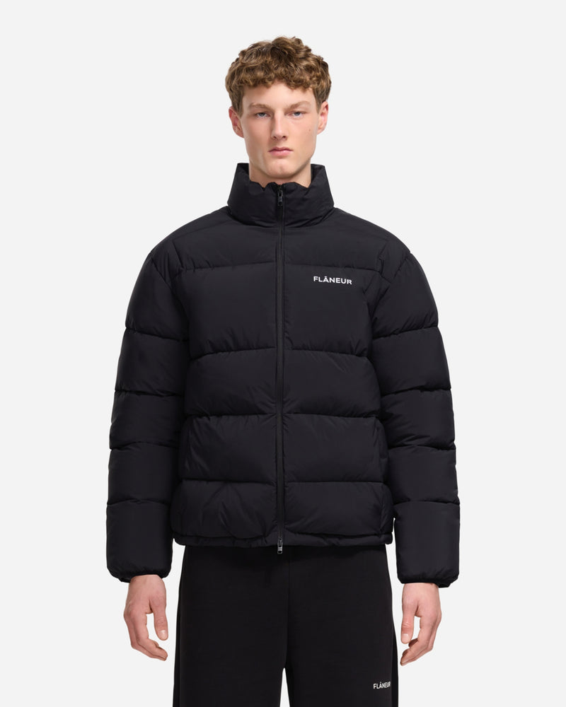 Regular Puffer Jacket | Black