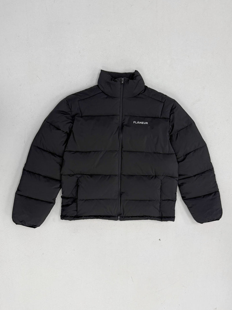 Regular Puffer Jacket | Black