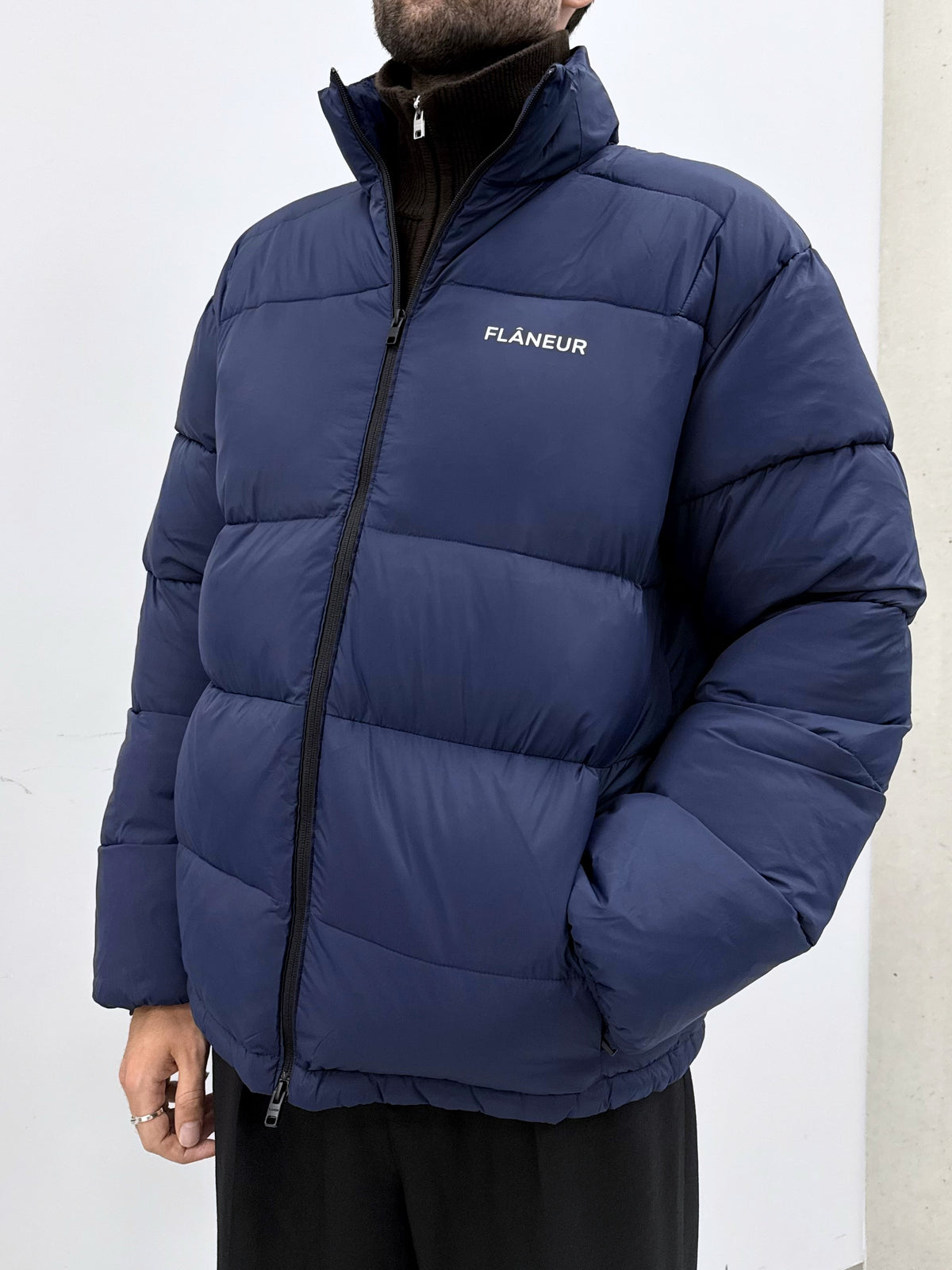 Regular Puffer Jacket | Big Dipper Blue