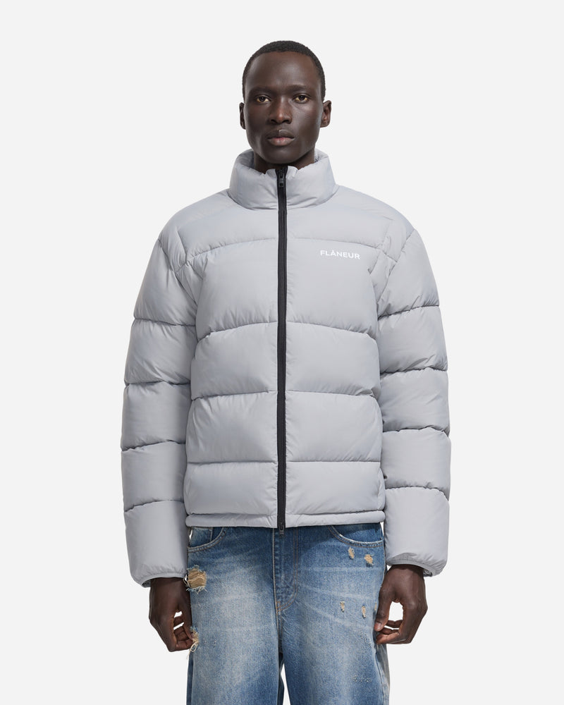 Regular Puffer Jacket | Sharkskin Grey