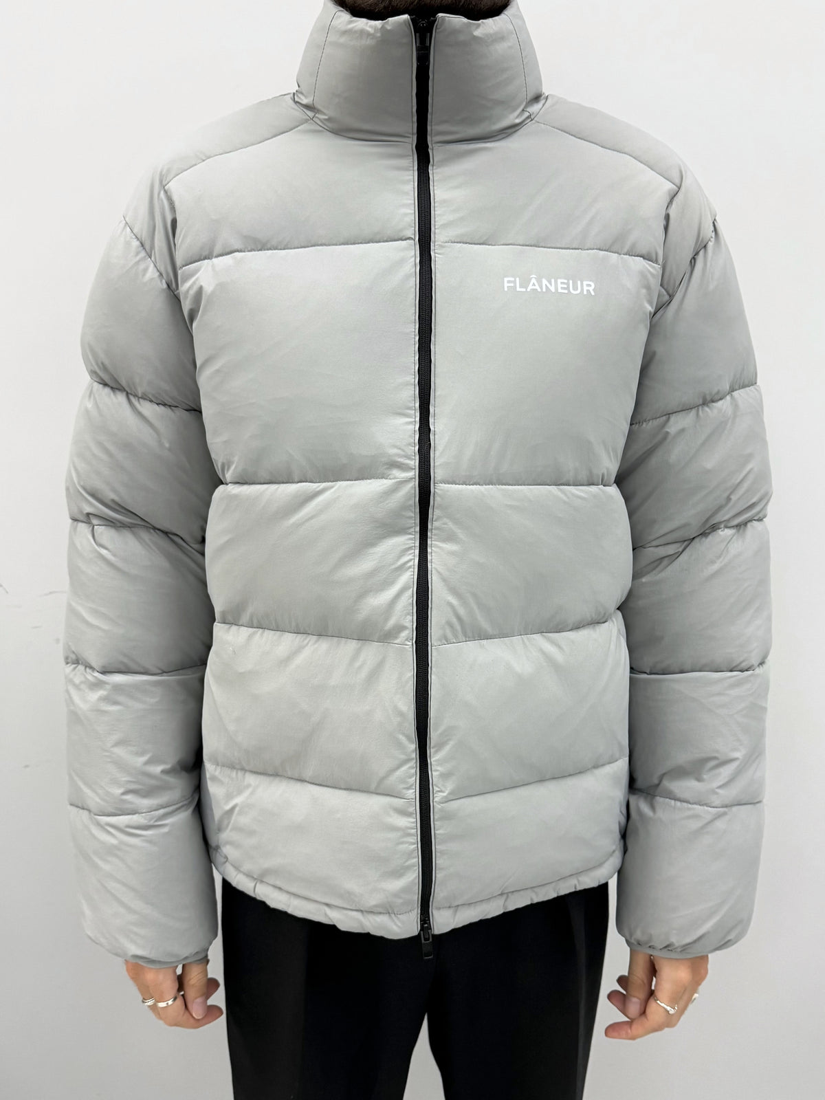 Regular Puffer Jacket | Sharkskin Grey