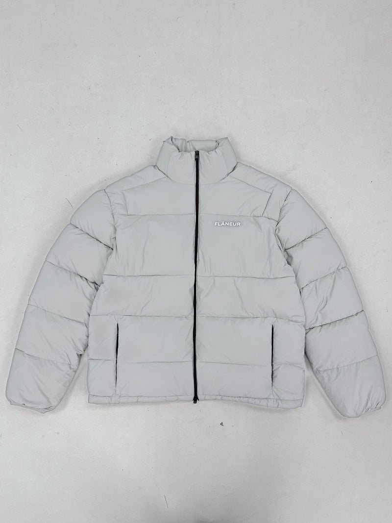 Regular Puffer Jacket | Sharkskin Grey