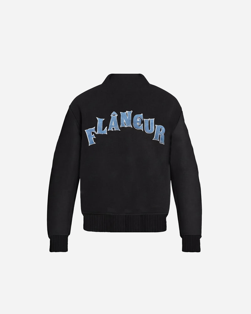 Flaneur Varsity Jacket | Black