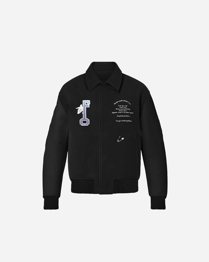Flaneur Varsity Jacket | Black