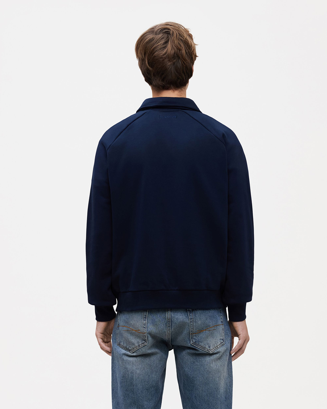 Signature Raglan Half Zip | Navy