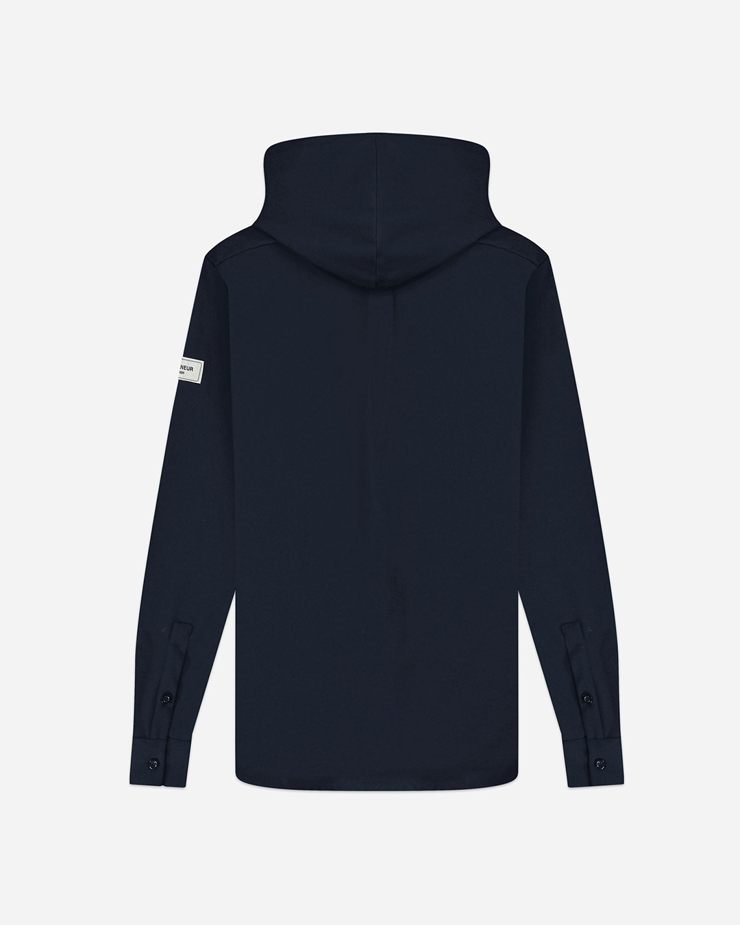 Atelier Hooded Shirt | Navy