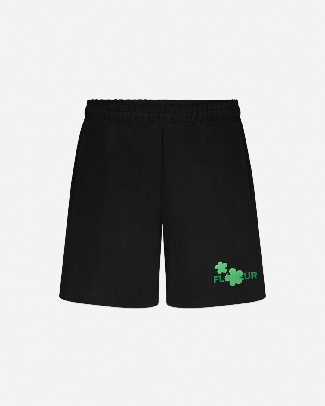 Organic Flower Shorts | Black