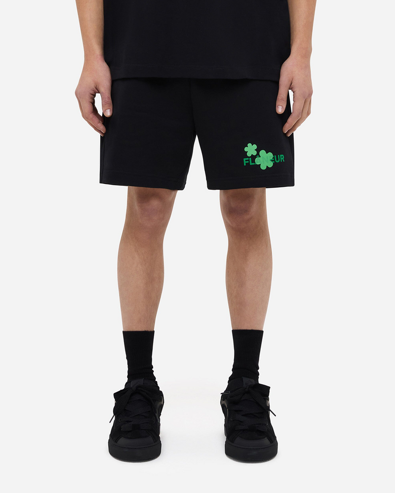 Organic Flower Shorts | Black