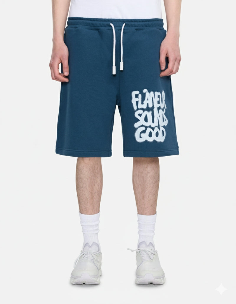 Sounds Good Spray Shorts | Stahlblau