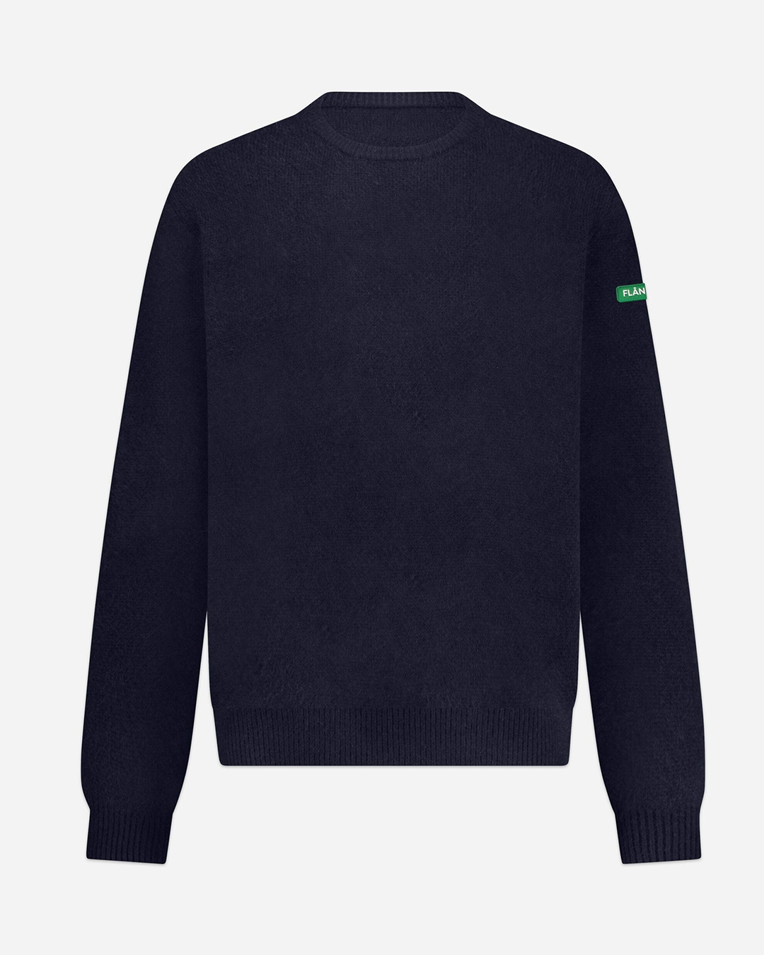 Badge Knit Sweater | Navy