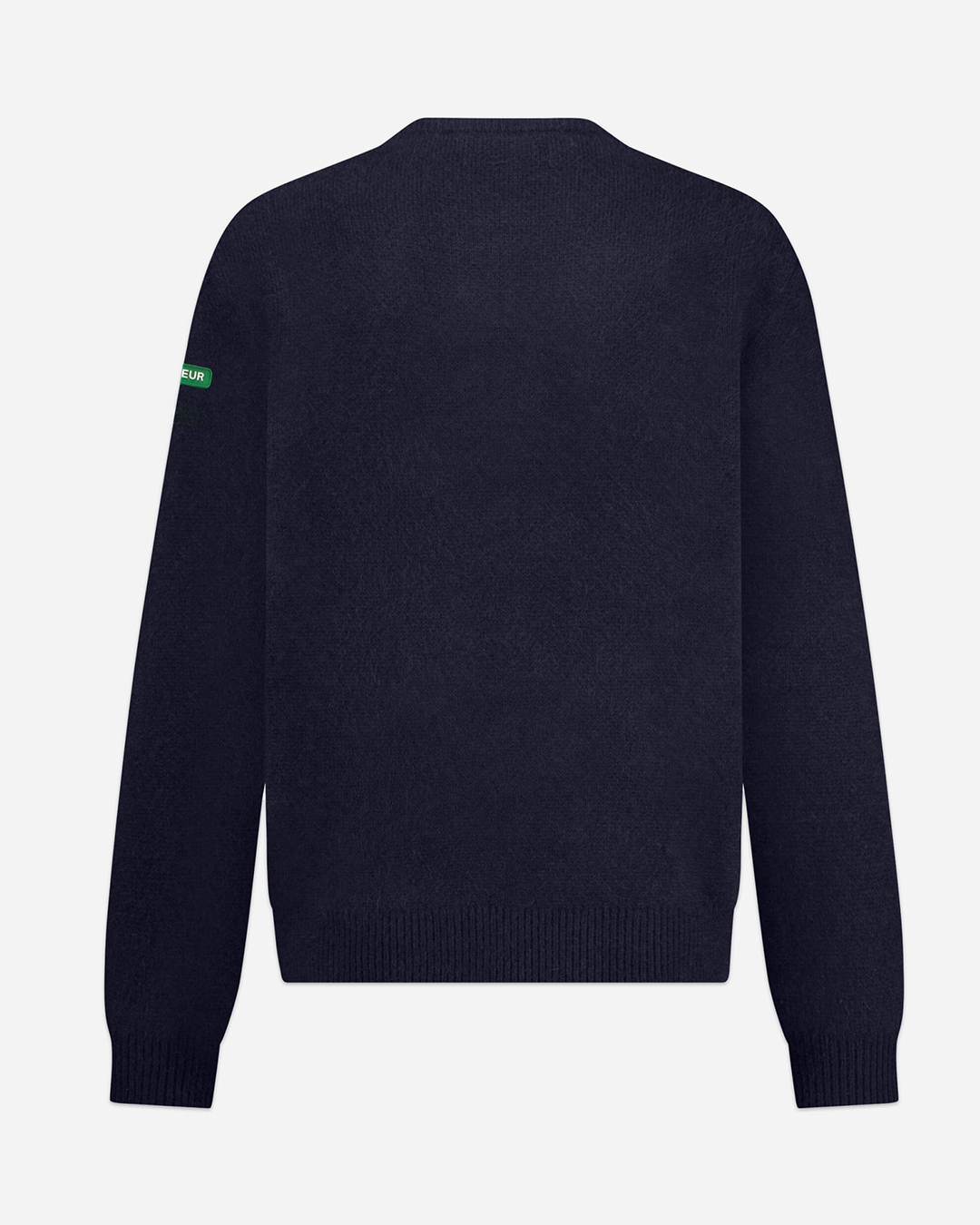 Badge Knit Sweater | Navy