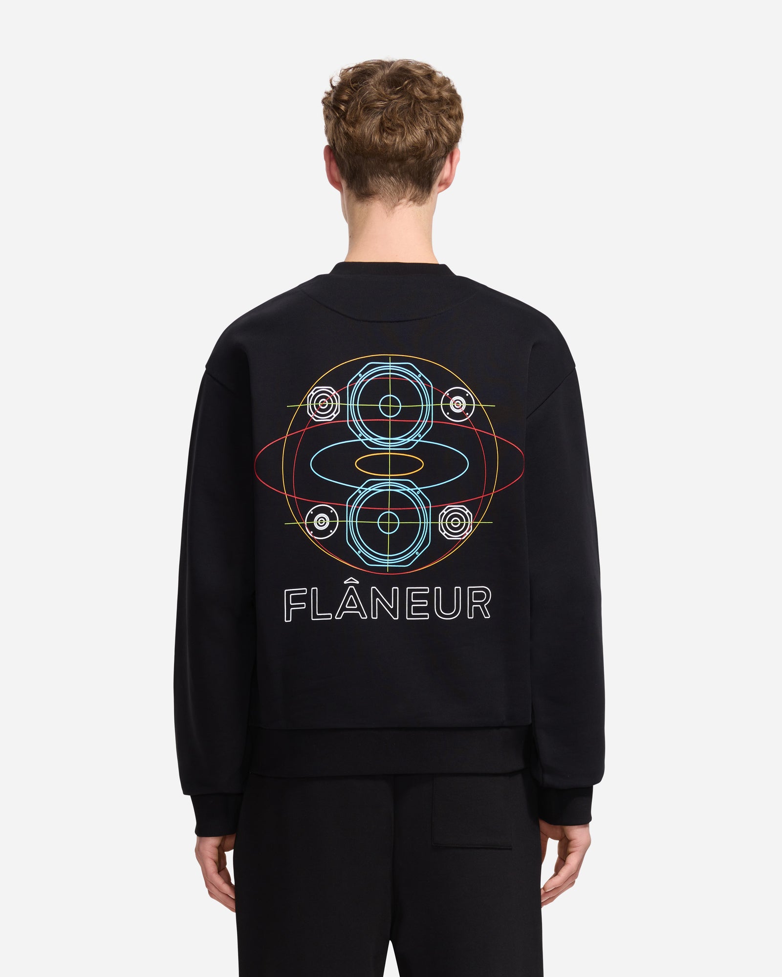 Speaker Sweater | Black/Multicolor