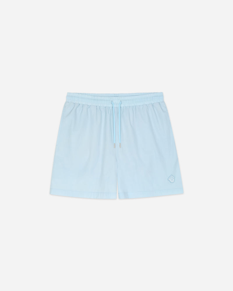 Rubber Blossom Swim Shorts | Light Blue