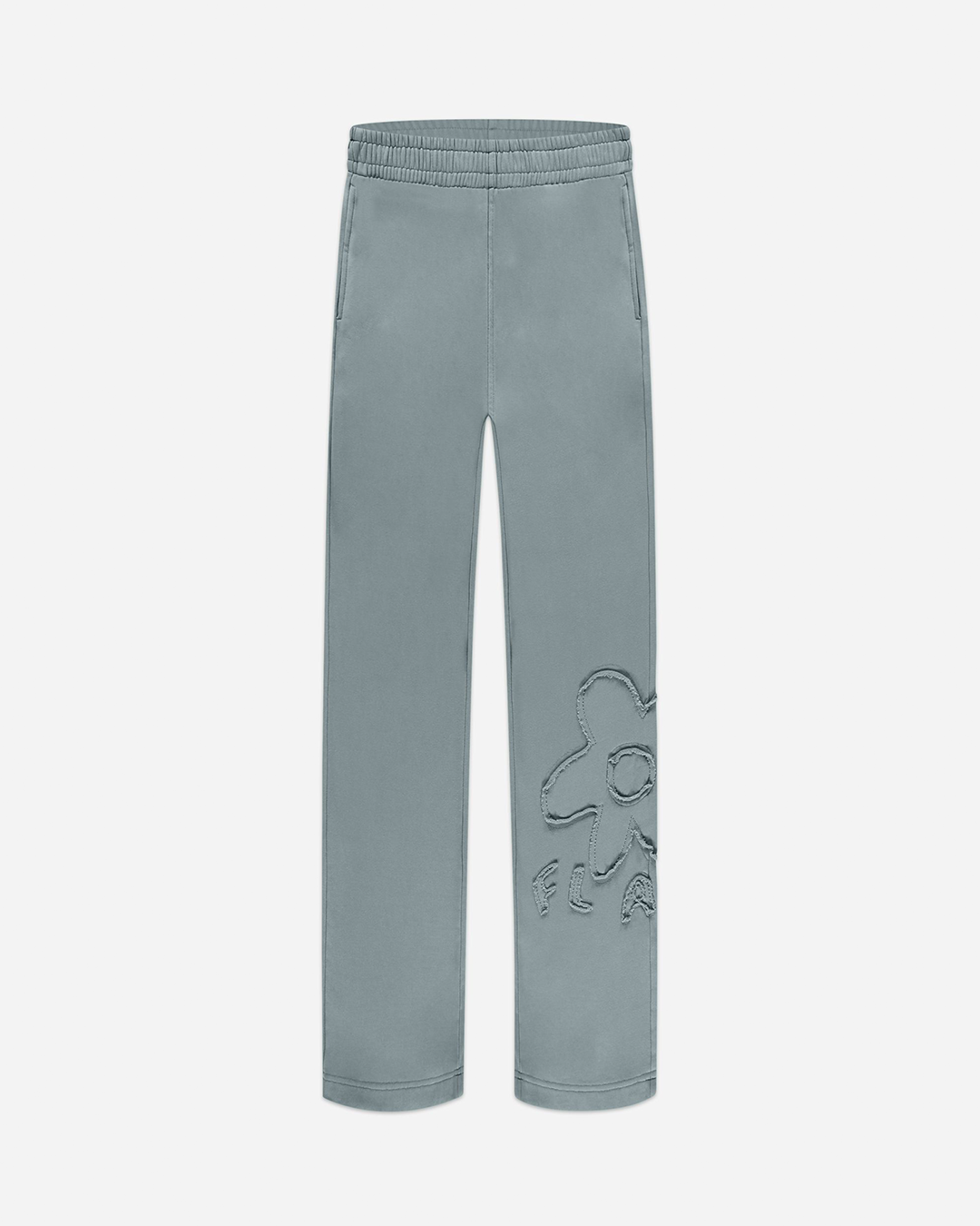 Blossom Patches Sweatpants | Steel Green