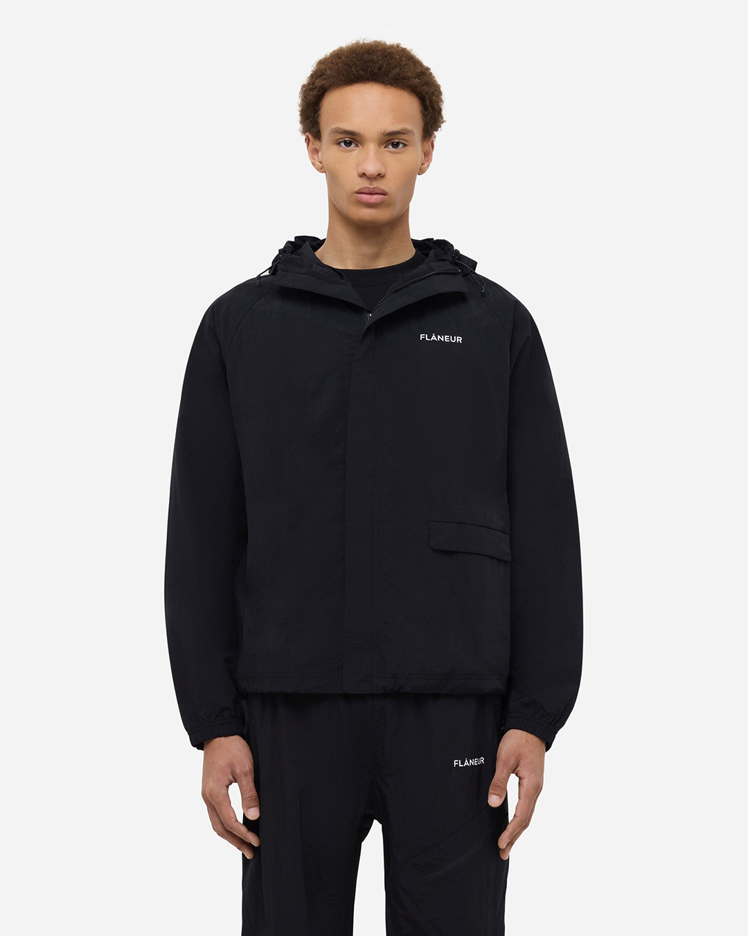 Turtle Nylon Jacket | Black