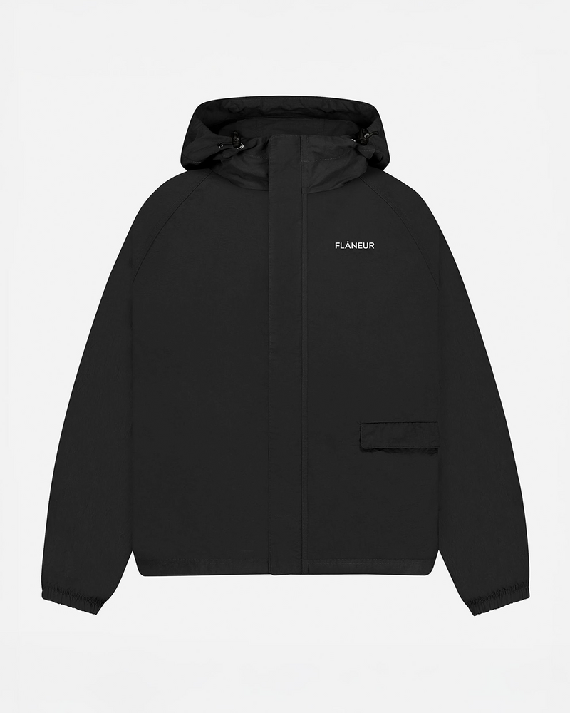 Turtle Nylon Jacket | Black