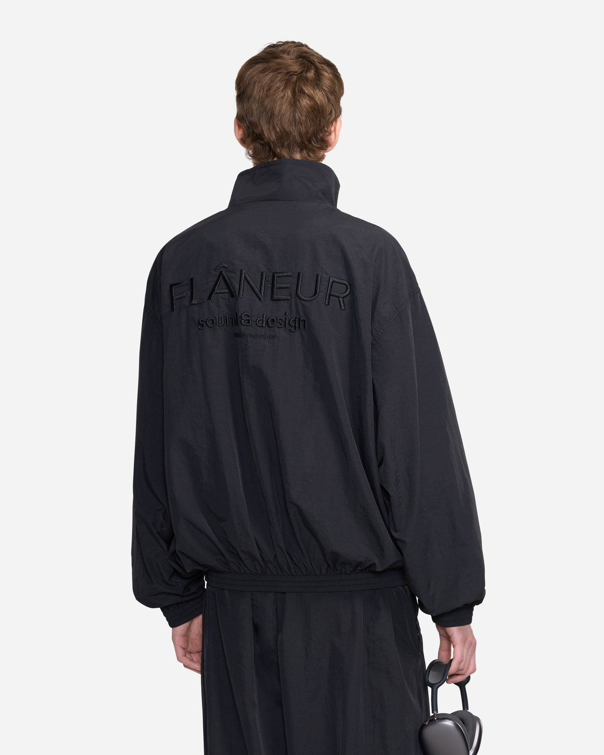 Sound & Design Oversized Track Jacket | Black