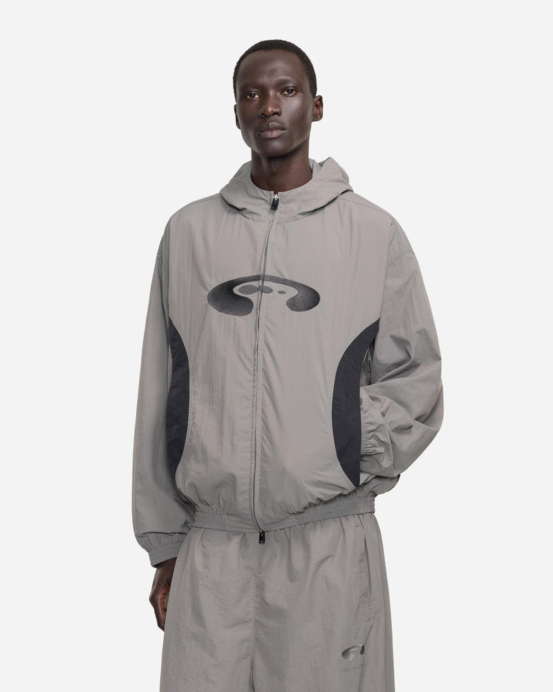 Flâneur Music Oversized Track Jacket | Grey