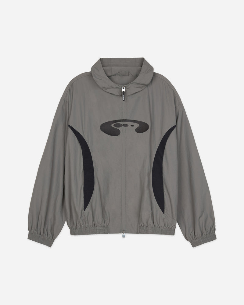 Flâneur Music Paneled Track Jacket | Grey