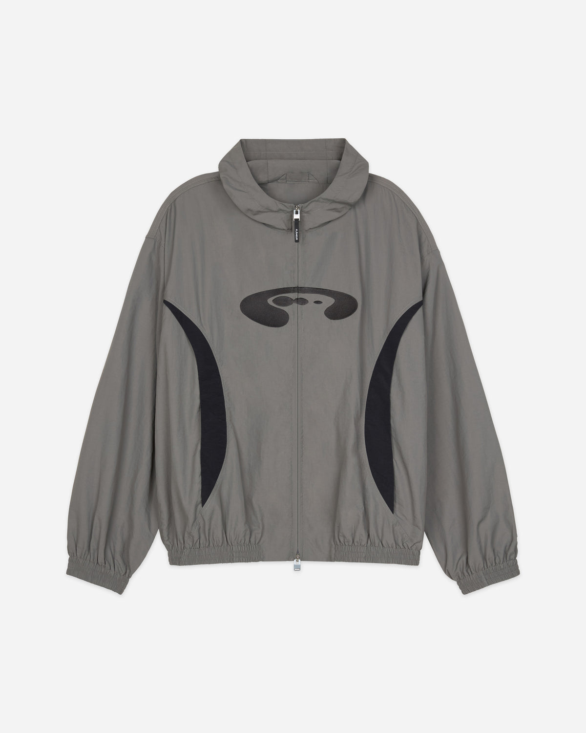 Flâneur Music Oversized Track Jacket | Grey