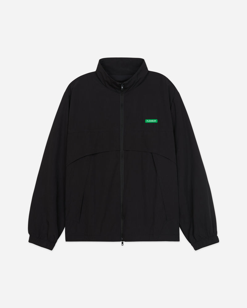 Badge Track Jacket | Black