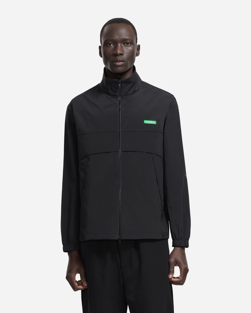 Badge Track Jacket | Black