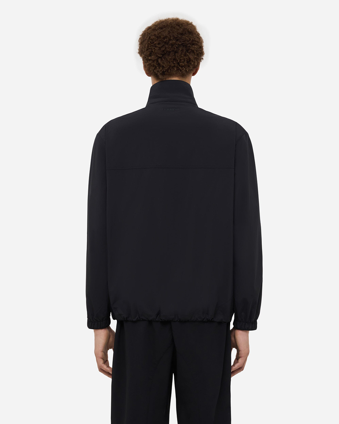 Badge Track Jacket | Black