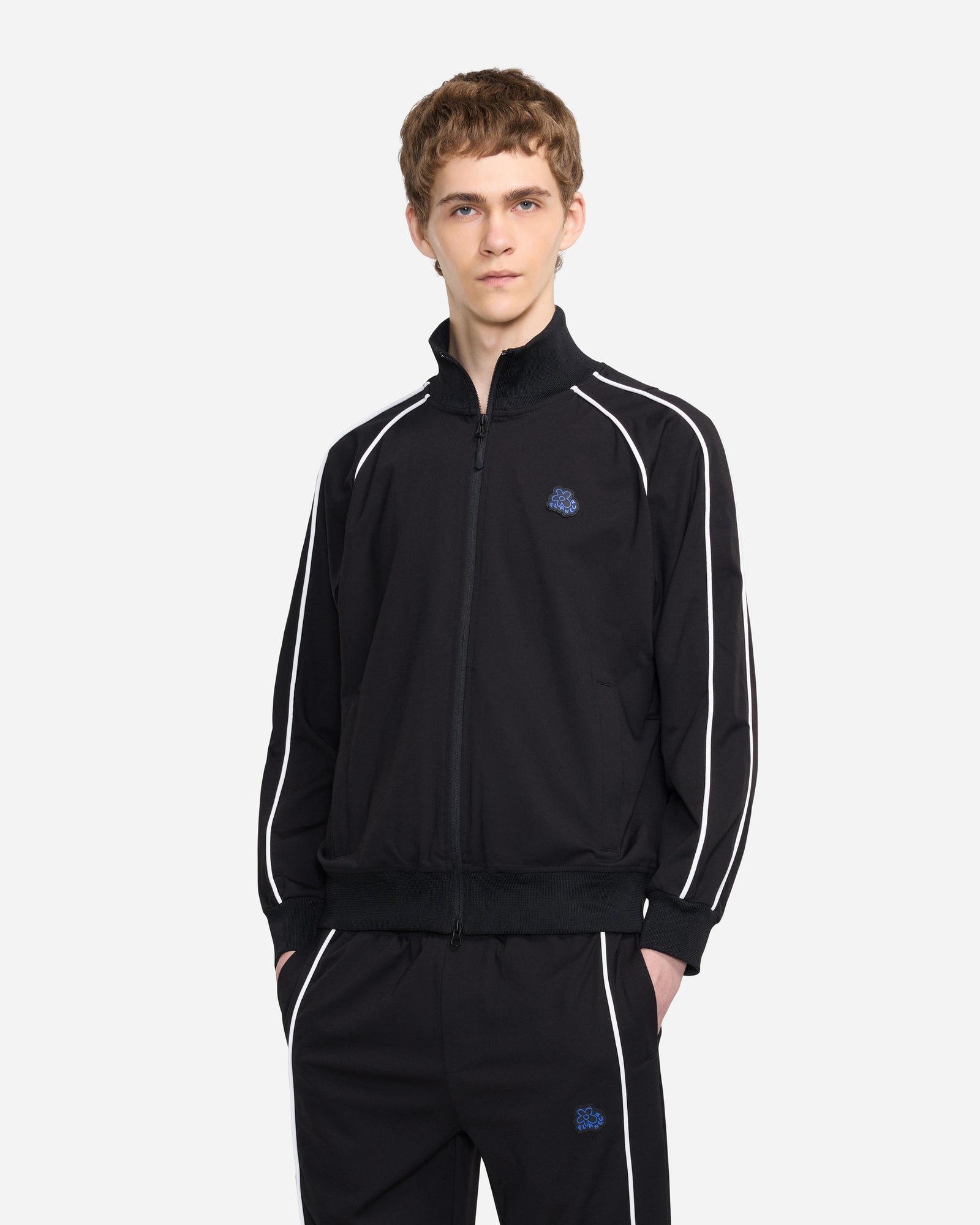 Blossom Track Jacket | Zwart