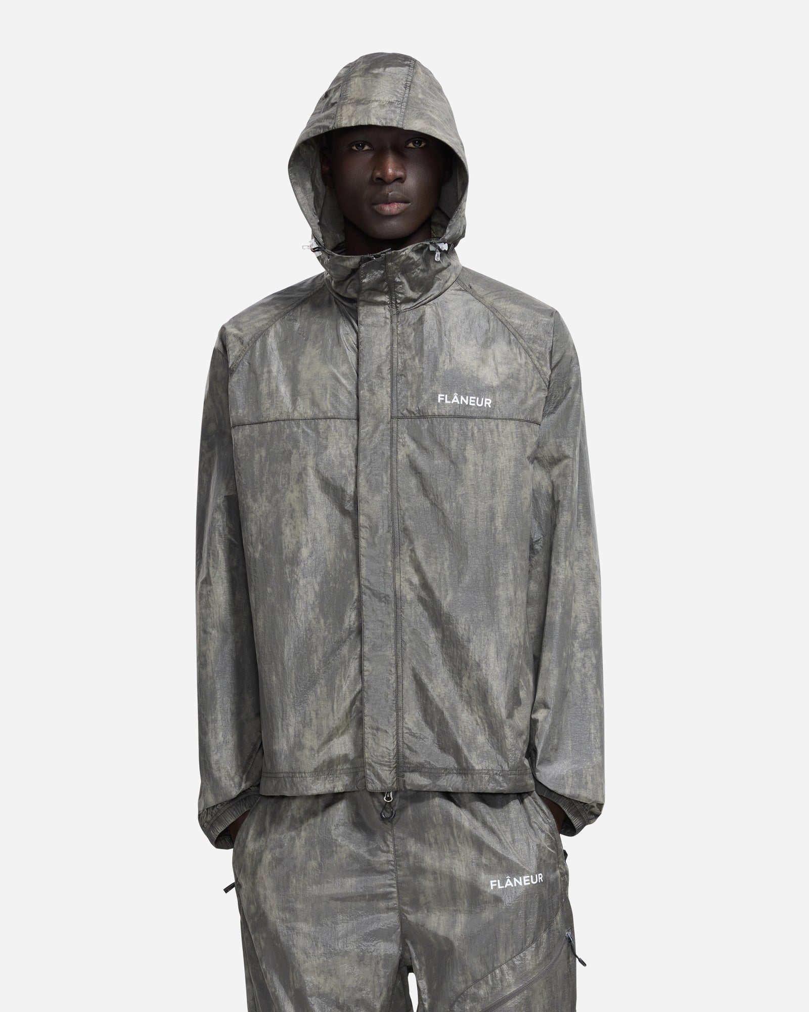 Turtle Nylon Jacket | Stone